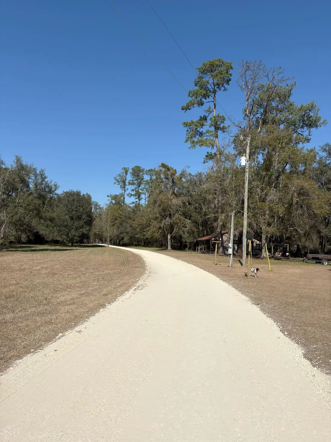 Driveway grading and crown restoration near Starke FL