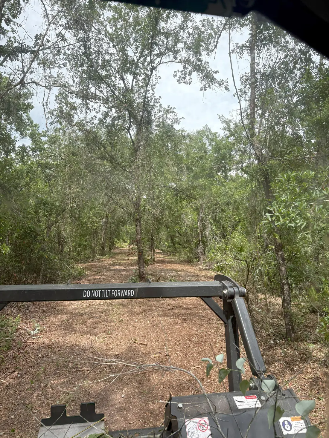 ATV trail clearing land work North Central Florida